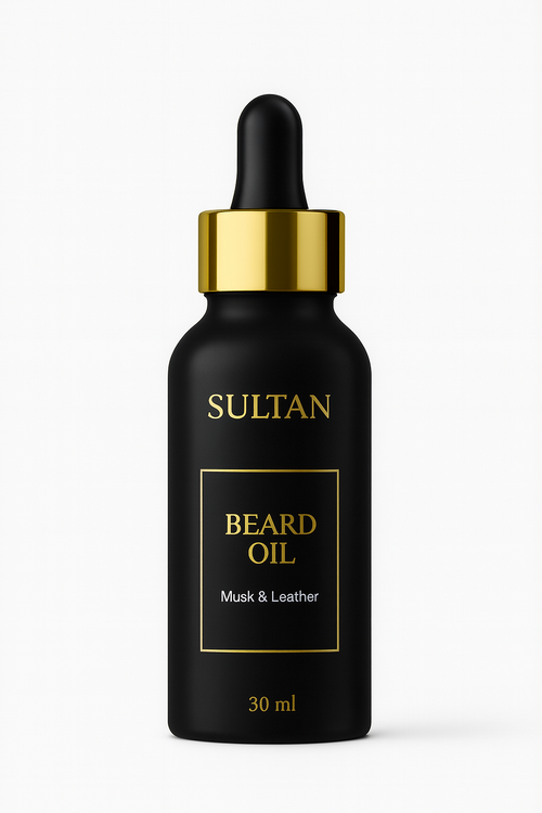 SULTAN Beard Oil – Musk & Leather (30 ml)
