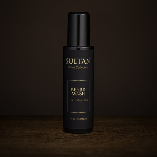 Sultan Beard Wash 150 ml sulphate-free beard shampoo, 15-pack wholesale refill for barbershops